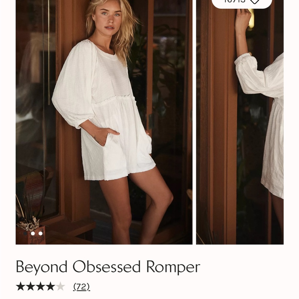 Free People Beach Romper